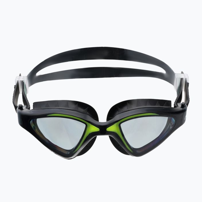 AQUA-SPEED Raptor juodos/žalios spalvos plaukimo akiniai 2