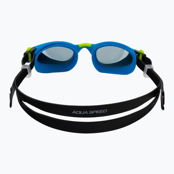 AQUA-SPEED vaikiški plaukimo akiniai Maorių mėlyna/žalia 5