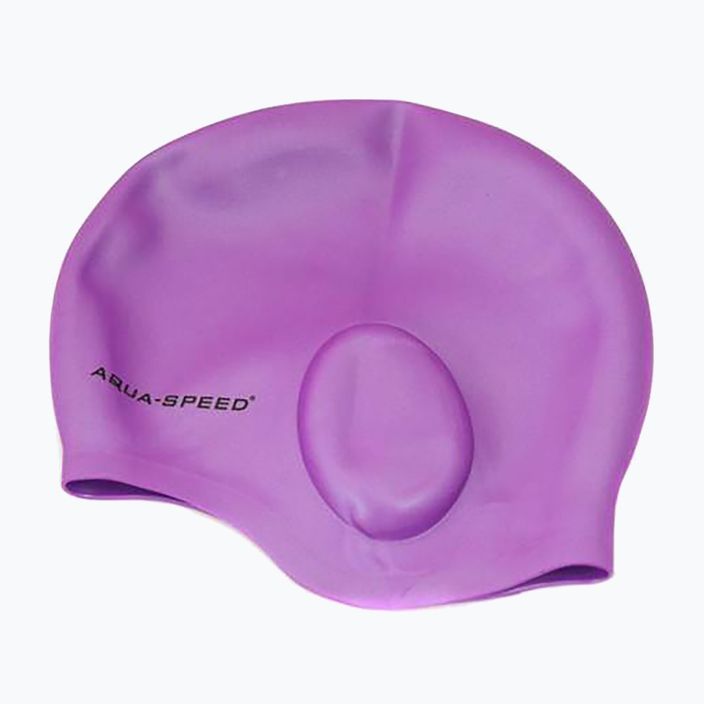 AQUA-SPEED Plaukimo kepurė Ausinė kepurė violetinė 2