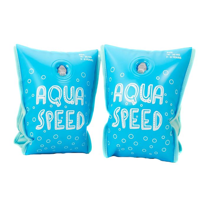 Vaikiškos plaukimo pirštinės AQUA-SPEED Premium mėlynos spalvos 2
