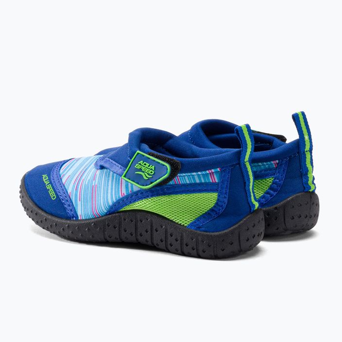 AQUA-SPEED vaikiški vandens batai Aqua 2C mėlyna/žalia 3