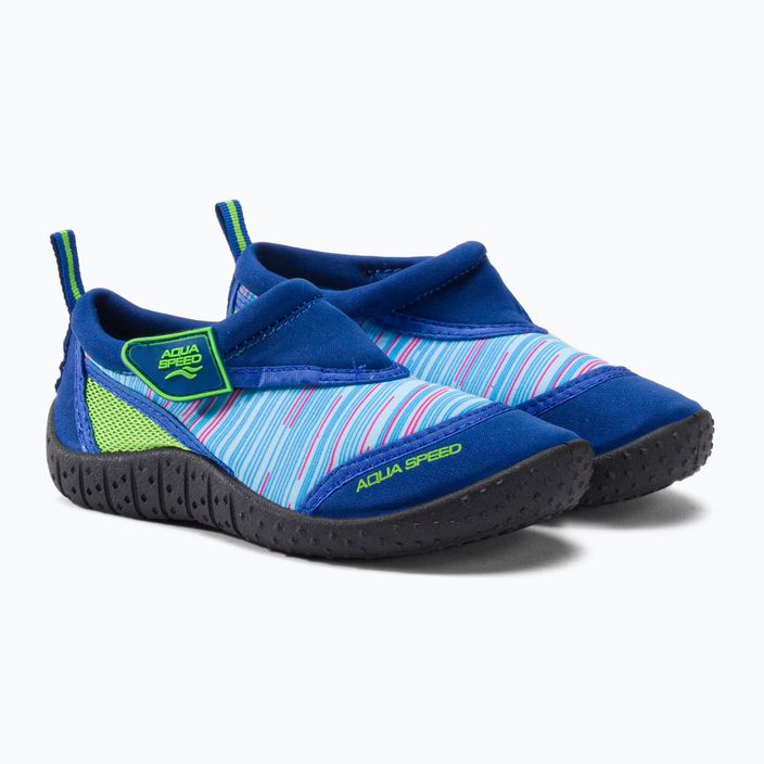 AQUA-SPEED vaikiški vandens batai Aqua 2C mėlyna/žalia 5