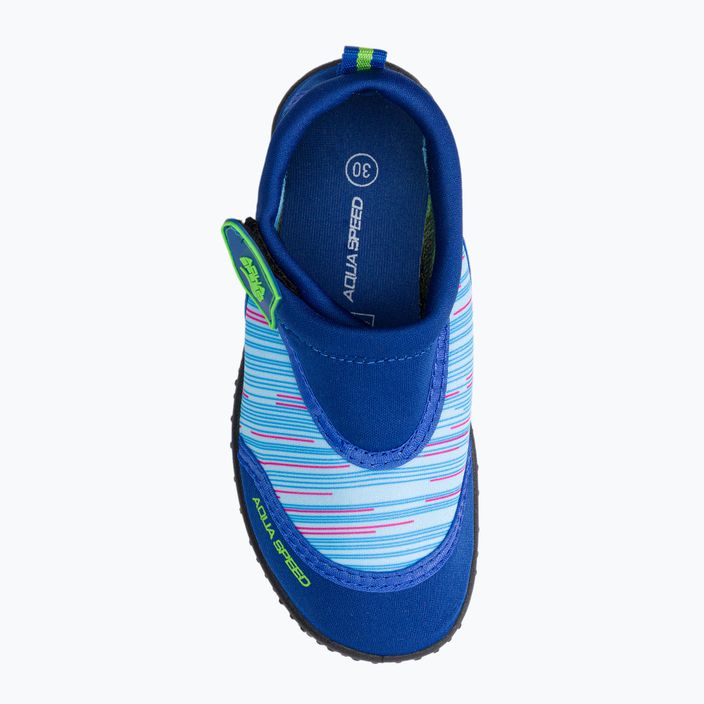 AQUA-SPEED vaikiški vandens batai Aqua 2C mėlyna/žalia 6