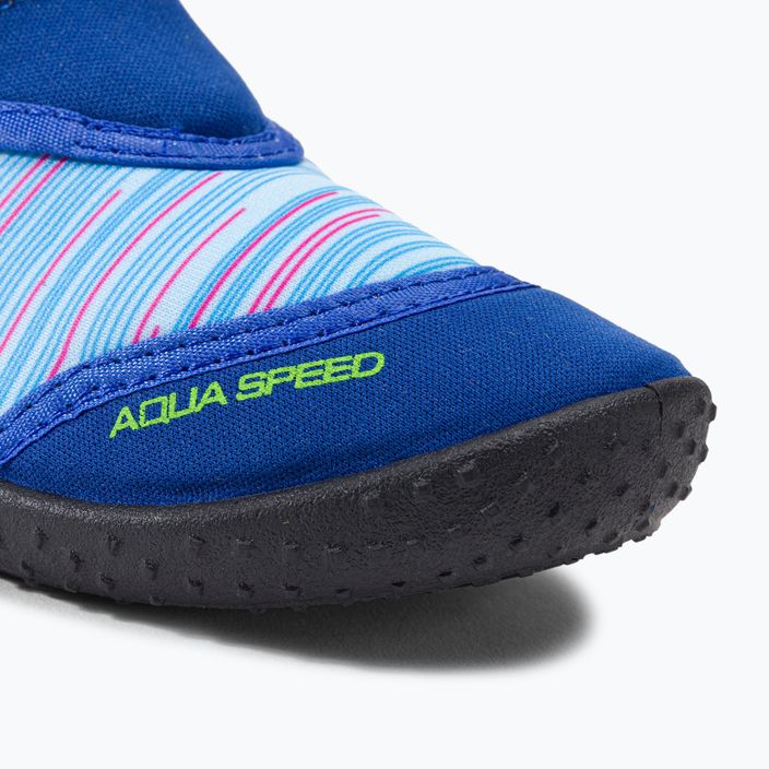 AQUA-SPEED vaikiški vandens batai Aqua 2C mėlyna/žalia 7