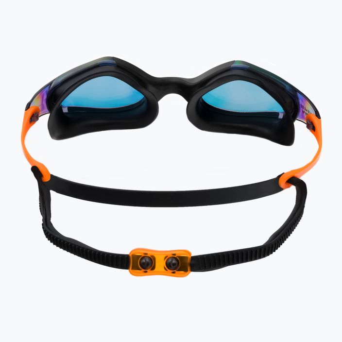 AQUA-SPEED Blade Mirror plaukimo akiniai juodi/oranžiniai 5