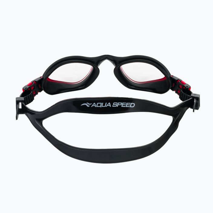 AQUA-SPEED Flex plaukimo akiniai raudoni/juodi/juodi 5