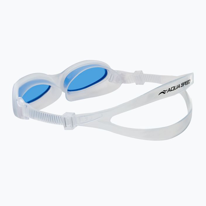 AQUA-SPEED X-Pro plaukimo akiniai balti/mėlyni 4