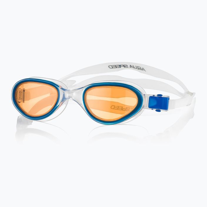 AQUA-SPEED X-Pro plaukimo akiniai mėlyni/oranžiniai 6
