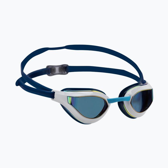 AQUA-SPEED Rapid Mirror plaukimo akiniai balti/mėlyni