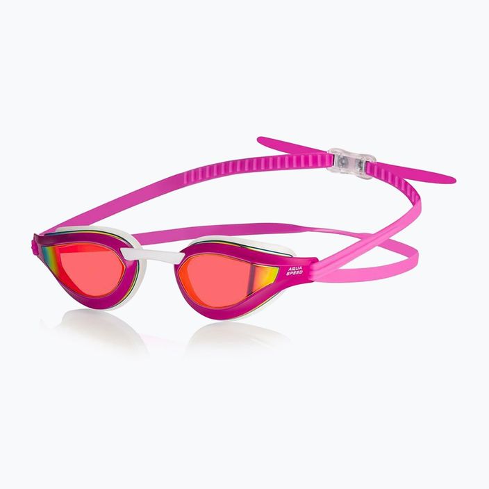 AQUA-SPEED Rapid Mirror plaukimo akiniai rožinės spalvos 6