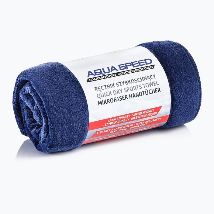 AQUA-SPEED Dry Soft rankšluostis 50 x 100 cm tamsiai mėlynas 2