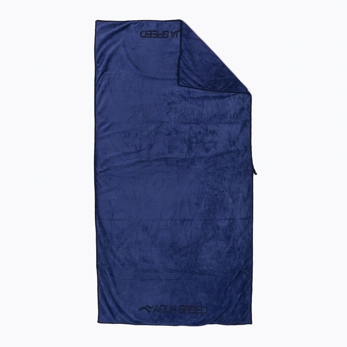 AQUA-SPEED Dry Soft 70 x 140 cm greitai džiūstantis rankšluostis, tamsiai mėlynas