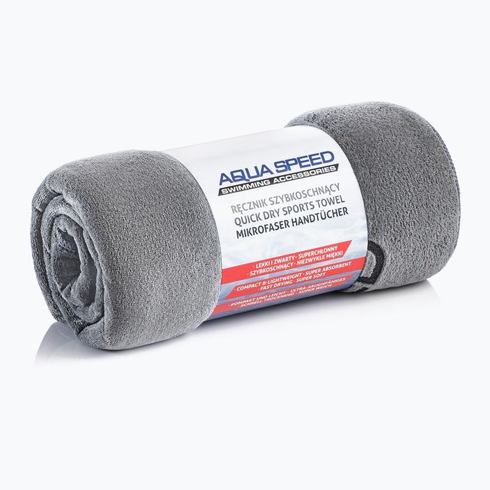 AQUA-SPEED Dry Soft rankšluostis pilkos spalvos 5