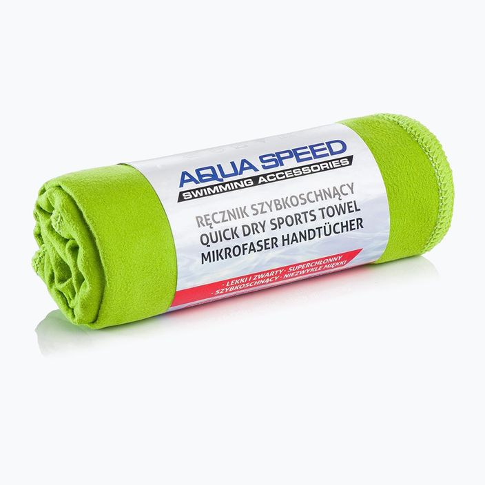 AQUA-SPEED Dry Flat greitai džiūstantis rankšluostis žalias 2