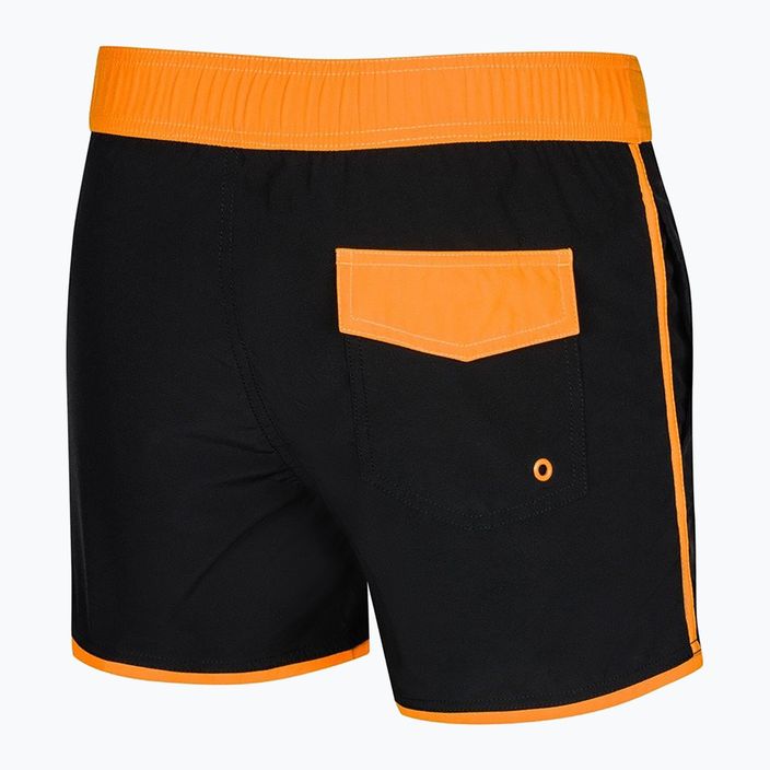 Vyriški plaukimo šortai AQUA-SPEED Axel black/orange 2