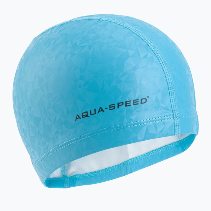 AQUA-SPEED Flux šviesiai mėlyna plaukimo kepuraitė