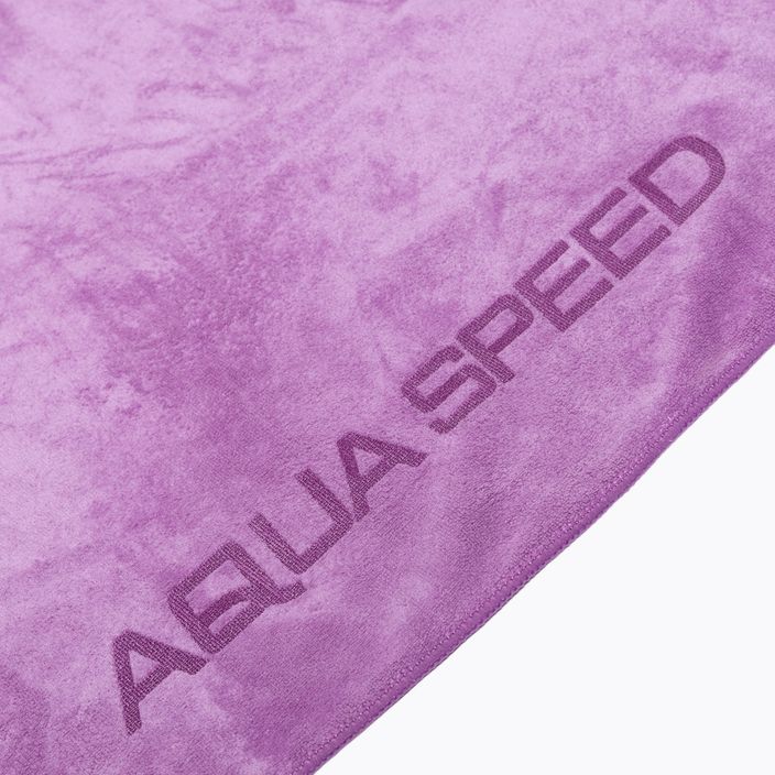 AQUA-SPEED Dry Soft 70 x 140 cm greitai džiūstantis rankšluostis, violetinės spalvos 3