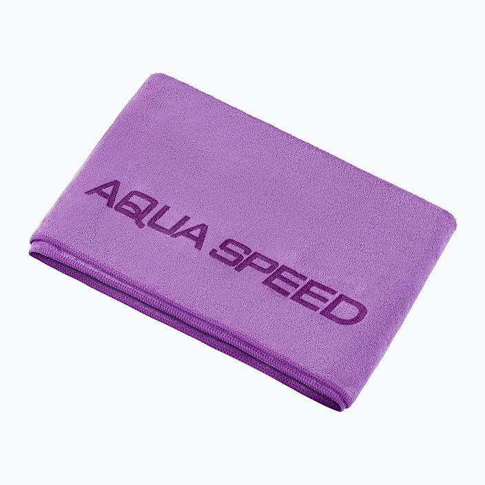 AQUA-SPEED Dry Soft 70 x 140 cm greitai džiūstantis rankšluostis, violetinės spalvos 4
