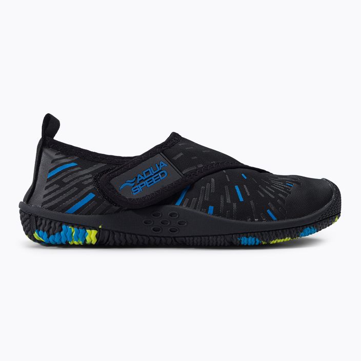 AQUA-SPEED Tegu vandens batai juodi/mėlyni 2