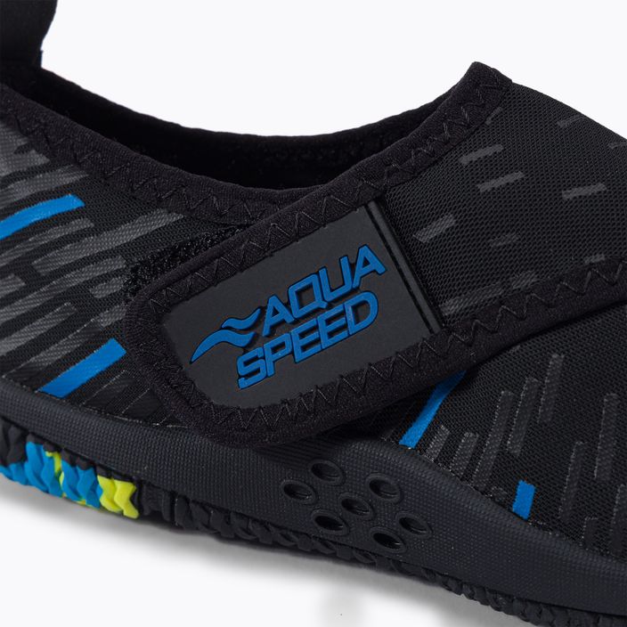 AQUA-SPEED Tegu vandens batai juodi/mėlyni 7
