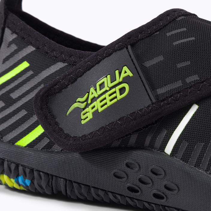 AQUA-SPEED Tegu vandens batai juodos/žalios spalvos 7
