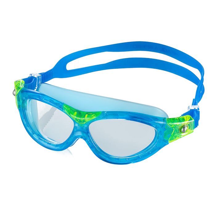 Vaikiška plaukimo kaukė AQUA-SPEED Marin Kid šviesiai mėlyna 2