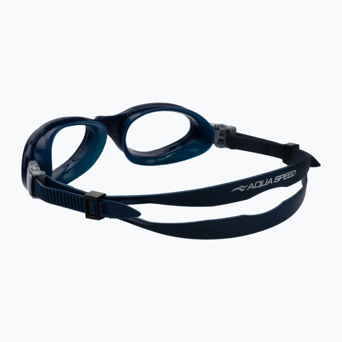 Plaukimo akiniai AQUA-SPEED X-Pro tamsiai mėlyni 4