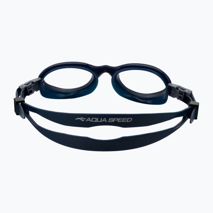 Plaukimo akiniai AQUA-SPEED X-Pro tamsiai mėlyni 5