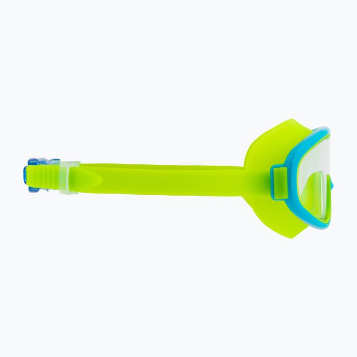AQUA-SPEED vaikiška plaukimo kaukė Tivano JR mėlyna/žalia 3