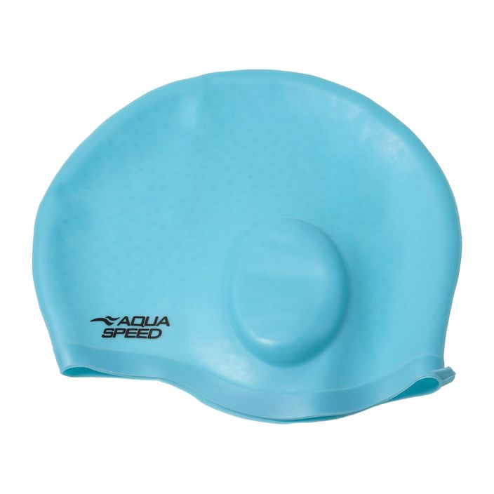 Plaukimo kepuraitė AQUA-SPEED Ear Cap Comfort šviesiai mėlyna 2