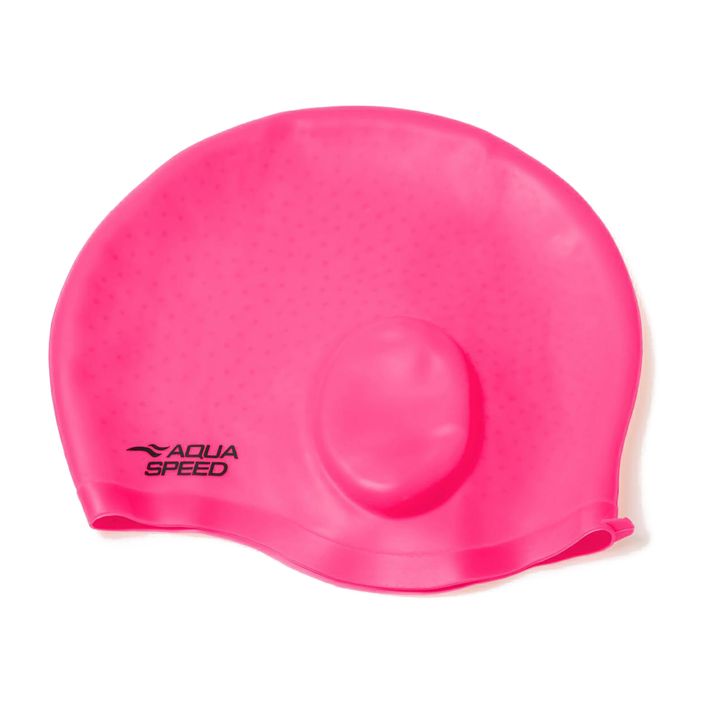 Plaukimo kepuraitė AQUA-SPEED Ear Cap Comfort rožinė 2