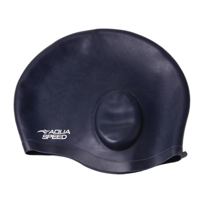 Plaukimo kepuraitė AQUA-SPEED Ear Cap Comfort tamsiai mėlyna 2