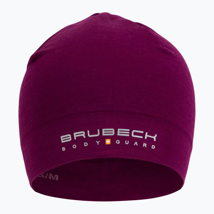 Brubeck HM10180 Extreme Wool slyvinė terminė kepurė 2