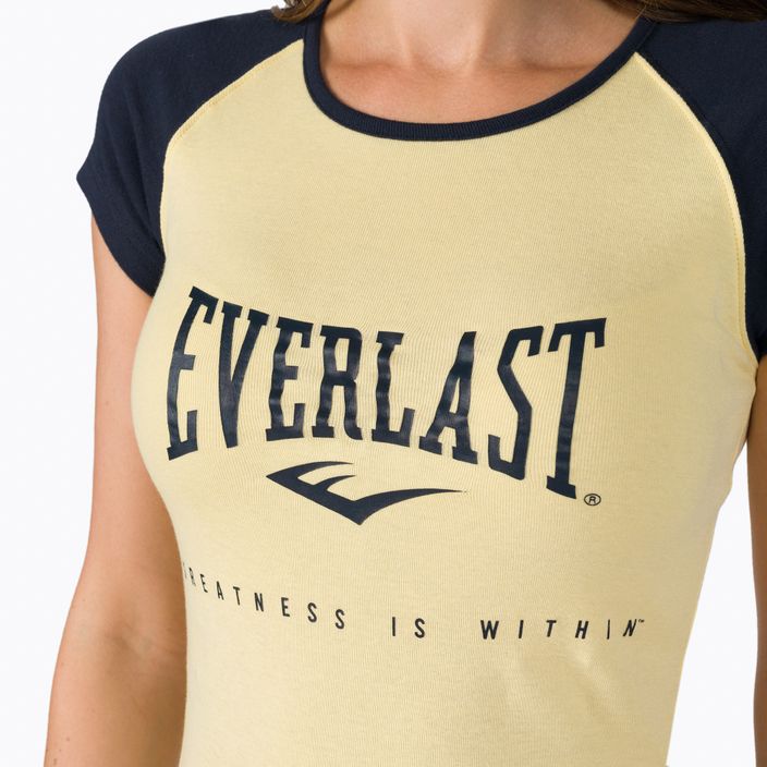 Moteriški marškinėliai Everlast LOVEY geltonos spalvos 122073-81 4