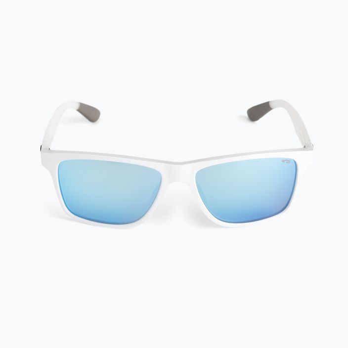 GOG Oxnard matiniai balti/krištoliniai/polichromatiniai baltai mėlyni akiniai nuo saulės E202-2P 3