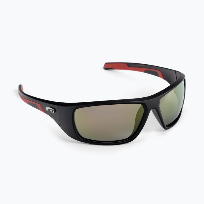 GOG Maldo matiniai juodi/raudoni/raudoni veidrodiniai akiniai nuo saulės E348-2P