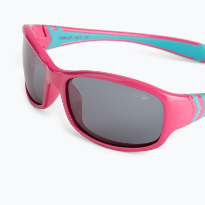 GOG Flexi rožiniai/mėlyni/dūminiai vaikiški akiniai nuo saulės E964-2P 4
