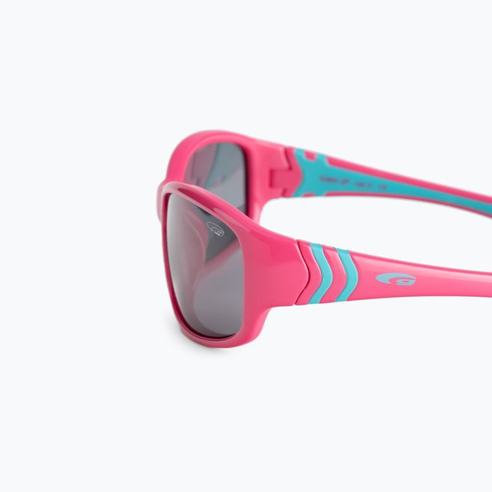 GOG Flexi rožiniai/mėlyni/dūminiai vaikiški akiniai nuo saulės E964-2P 5