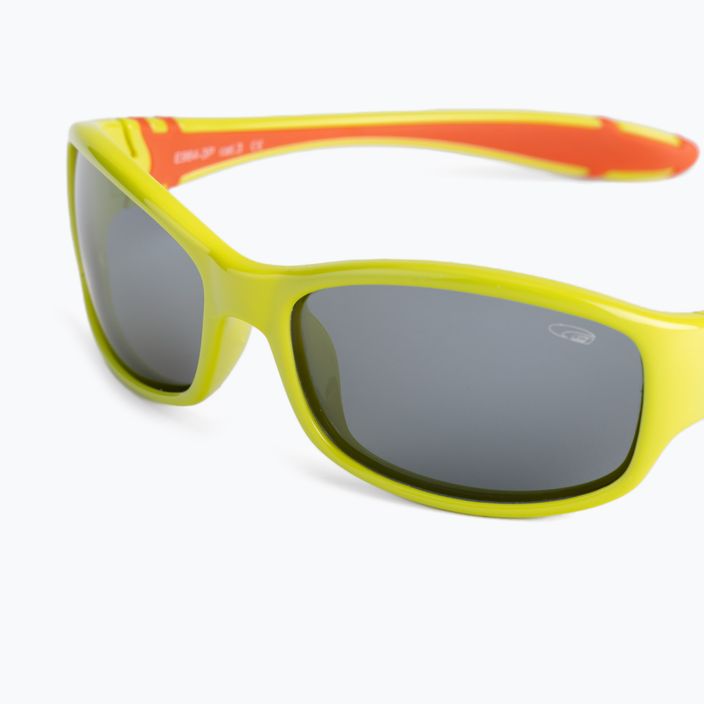 Vaikiški akiniai nuo saulės GOG Flexi, žalios, oranžinės ir dūminės spalvos E964-3P 4