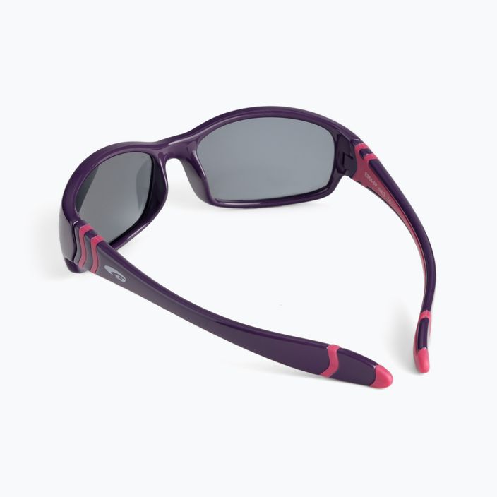GOG Flexi violetiniai/rožiniai/dūminiai akiniai nuo saulės vaikams E964-4P 2