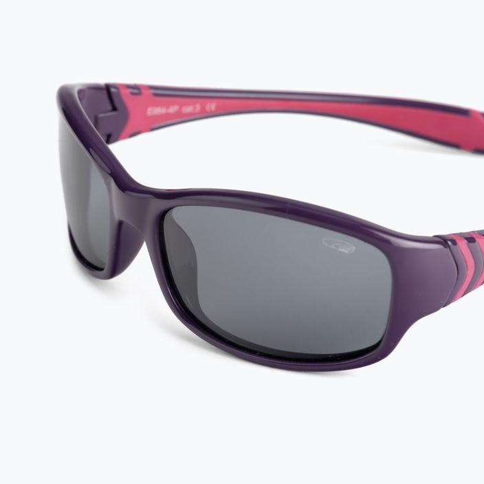 GOG Flexi violetiniai/rožiniai/dūminiai akiniai nuo saulės vaikams E964-4P 4