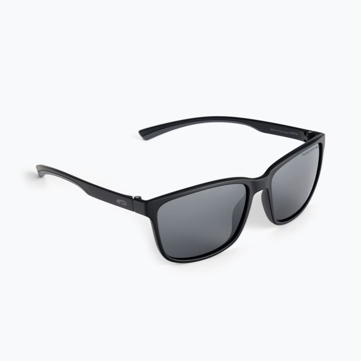 GOG akiniai nuo saulės Sunwave matiniai juodi/pilki/dūminiai T900-1P
