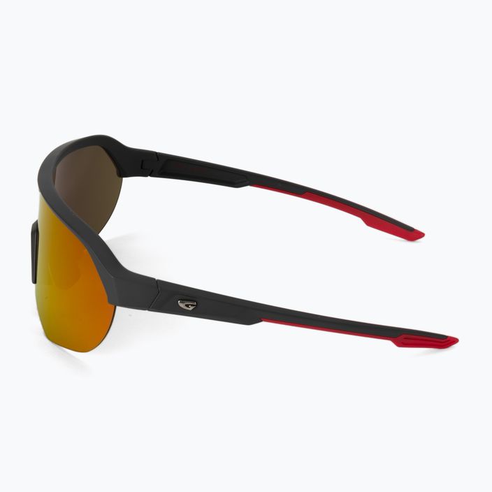 GOG Perseus dviratininkų akiniai matiniai pilki/raudoni/polichromatiniai raudoni E501-2 4