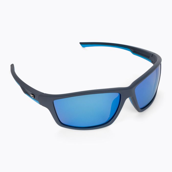 GOG Spire matiniai pilki/mėlyni/polichromatiniai baltai mėlyni akiniai nuo saulės E115-3P