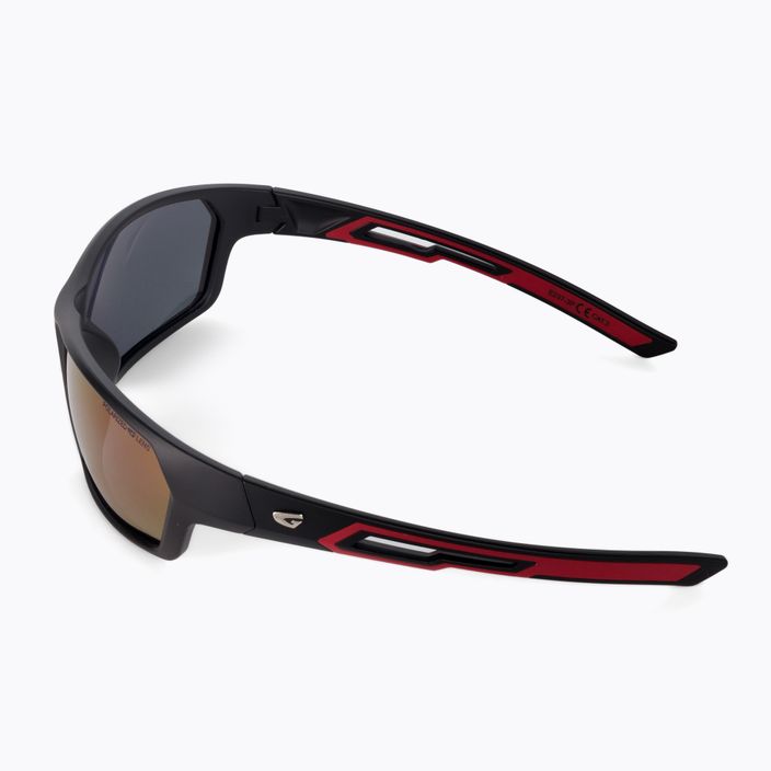 GOG Jil matiniai juodi/raudoni/raudoni veidrodiniai akiniai nuo saulės E237-3P 4