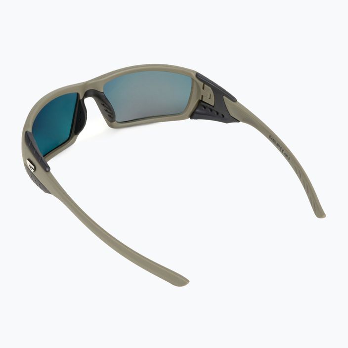 GOG Breeze matiniai žali/juodi/polichromatiniai raudoni akiniai nuo saulės E450-3P 2