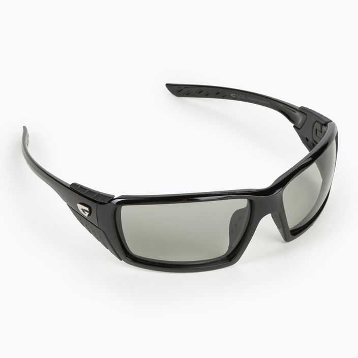 GOG Breeze juodi / sidabriniai veidrodiniai akiniai nuo saulės E450-1P