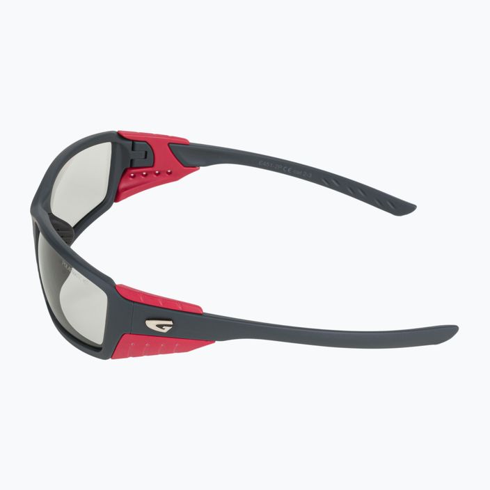 GOG Breeze matiniai pilki/raudoni/dūminiai E450-2P akiniai nuo saulės 4