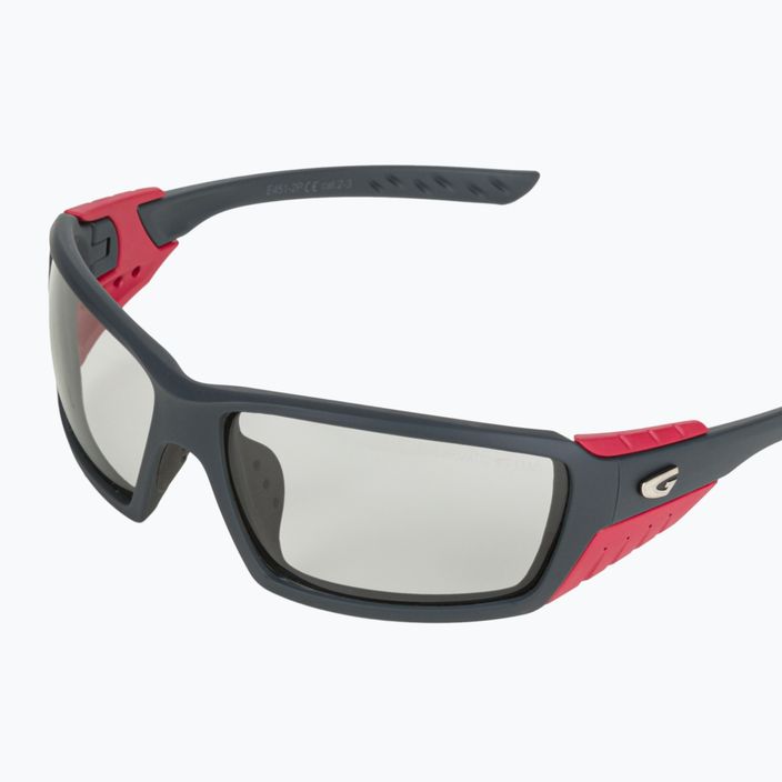 GOG Breeze matiniai pilki/raudoni/dūminiai E450-2P akiniai nuo saulės 5