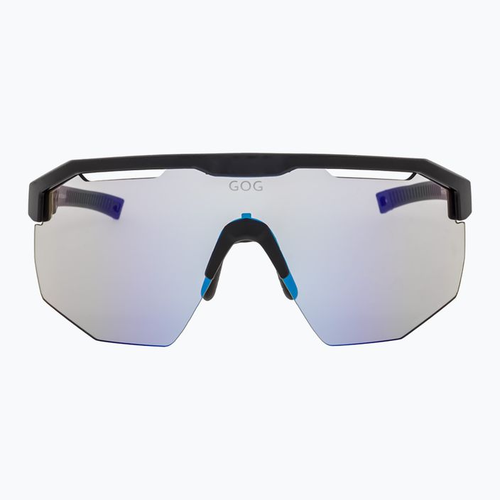 GOG dviratininkų akiniai Argo juodi/pilki/polichromatiniai mėlyni E507-1 6